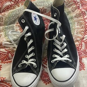 Converse Black and White High-Tops